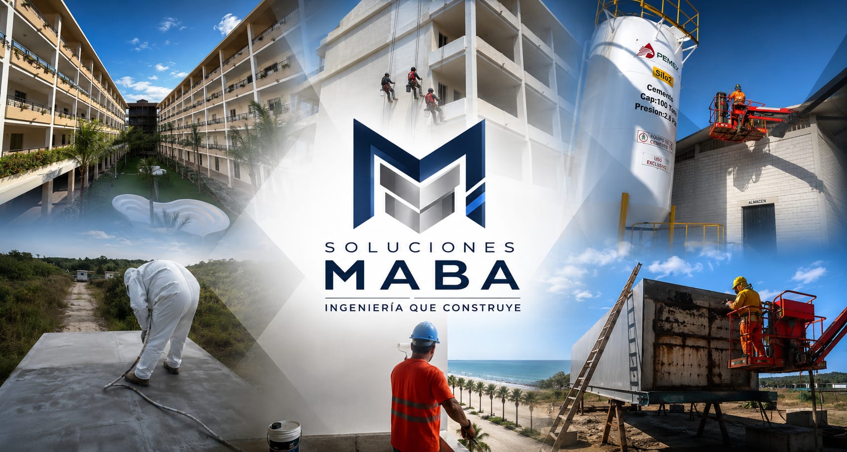 Servicios de Soluciones MABA: recubrimientos, trabajos en altura, tanques y mantenimiento industrial