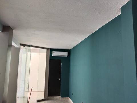 Acabado interior — pasillos y áreas comunes